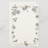 Spring Daisy Whimsy Briefpapier (Vorne/Hinten)