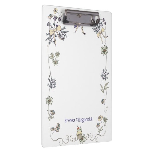 Spring Daisy Whimsy Klemmbrett (Rechts)