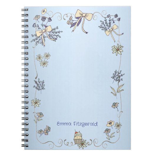 Spring Daisy Whimsy Notizblock (Vorderseite)