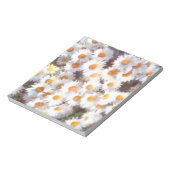 Spring Daisy Wildblume Watercolor Notizblock (Rotiert)