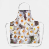 Spring Daisy Wildblume Watercolor Schürze (Vorderseite)