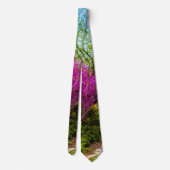 Spring Day Painterly Neck Tie Krawatte (Rückseite)