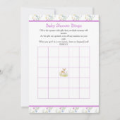 Spring Deer Baby Shower Bingo Einladung (Vorderseite)