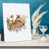 Spring Deer Fotoplatte (Seite)