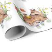 Spring Deer Geschenkpapier (Rolleneckpunkt)