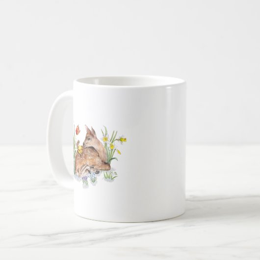 Spring Deer Kaffeetasse (Vorderseite Links)