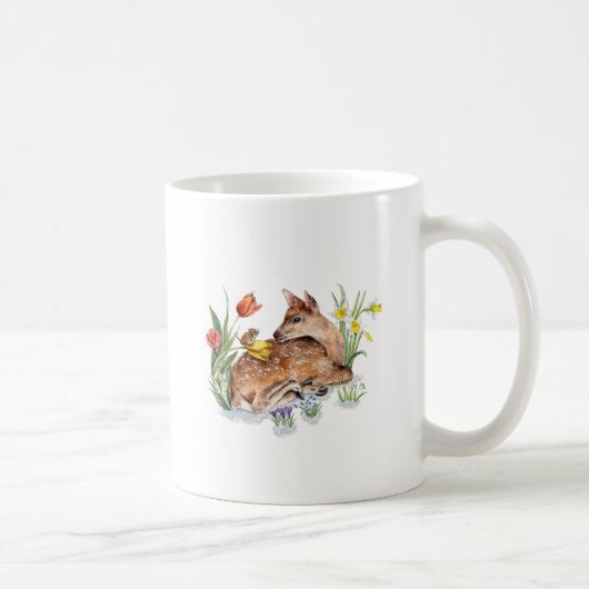 Spring Deer Kaffeetasse (Rechts)