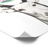 Spring Deer Mandala 8x10 Print Poster (Ecke)