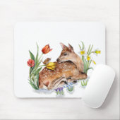 Spring Deer Mousepad (Mit Mouse)