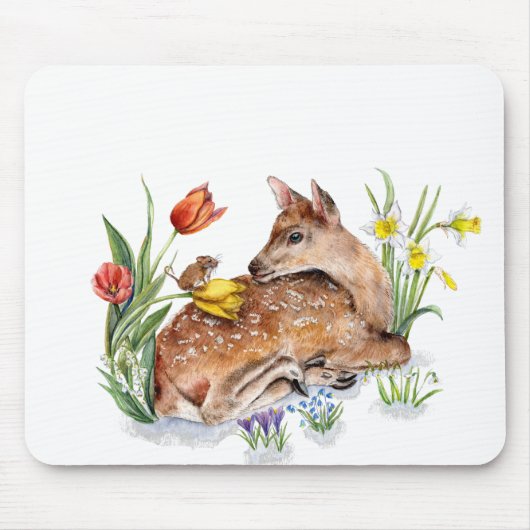 Spring Deer Mousepad (Vorne)