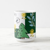 Spring design women's socks kaffeetasse (Mittel)