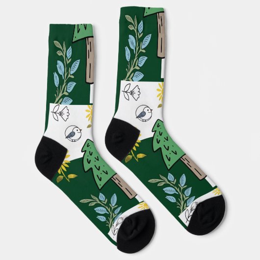 Spring design women's socks  socken (Rechts)