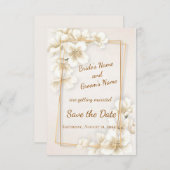 Spring Dogwood Blume Ankündigung Datum freihalten (Vorne/Hinten)