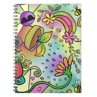 Spring Doodles Notizblock