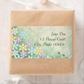 Spring Dream Floral Blume Address Labels (Insitu)