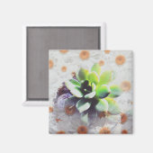 Spring Dream Pflanze Digitale Kunst Magnet (Vorderseite/Rückseite)