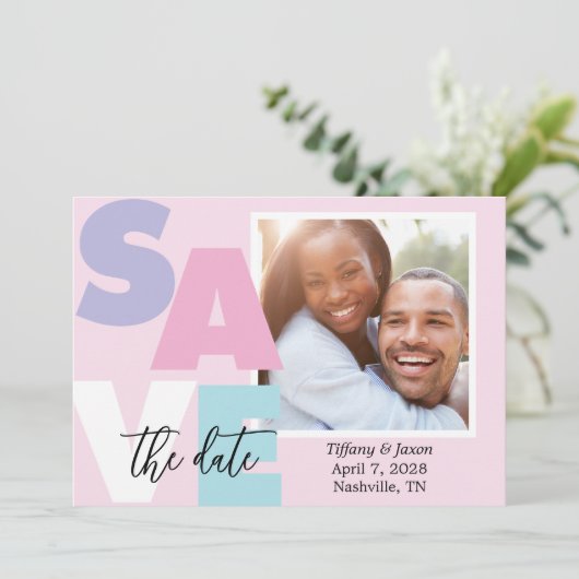 Spring Dream Save the Date (Stehend Vorderseite)