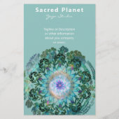 Spring Dreams Mandala Aquamarin Intro | Services F Flyer (Hinten)