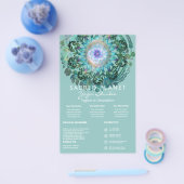 Spring Dreams Mandala Aquamarin Intro | Services F Flyer (Einzeln)