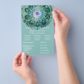 Spring Dreams Mandala Aquamarin Intro | Services F Flyer (Handgriff)