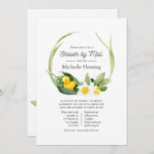 Spring Duckling Baby Duckling by Mail Einladung (Vorne/Hinten)