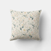 Spring Easter Botanical Throw Pillow Kissen (Rückseite)