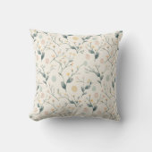 Spring Easter Botanical Throw Pillow Kissen (Vorderseite)