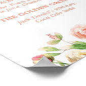 Spring Elegance Signature Drinks signieren Poster (Ecke)