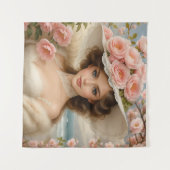 Spring Elegance Wandteppich (Vorderseite (Horizontal))