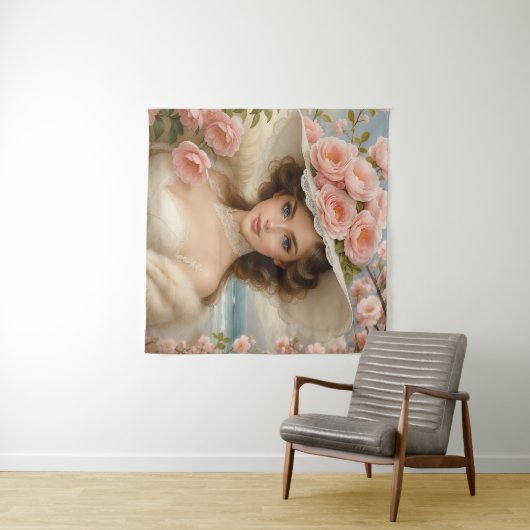 Spring Elegance Wandteppich (Beispiel (Horizontal))