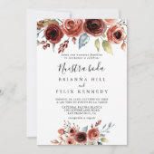 Spring Elegant Floral Nuestra Boda Wedding Einladung (Vorderseite)