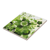 Spring Emerald Green Floral Fliese (Seite)