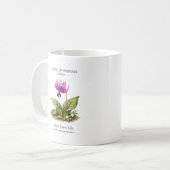 Spring Ephemerals of Japan – Asian Fawn Lily Kaffeetasse (Vorderseite Links)