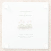 Spring Ephemerals of Japan – Japanese Hepatica Glasuntersetzer (Rückseite)