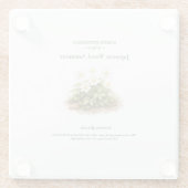 Spring Ephemerals of Japan – Japanese Wood Anemone Glasuntersetzer (Rückseite)