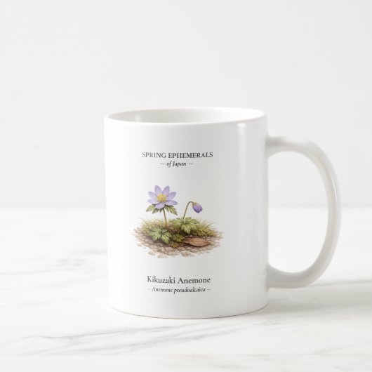 Spring Ephemerals of Japan – Kikuzaki Anemone Kaffeetasse (Rechts)