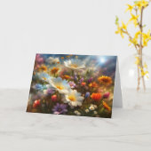 Spring Equinox Ostara Beautiful Spring  Karte (Gelbe Blume)