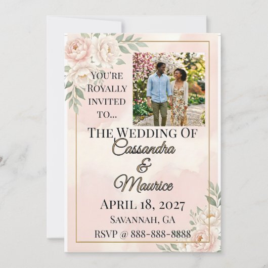 🌸 SPRING — “Ethereal Garden” Einladung (Vorderseite)