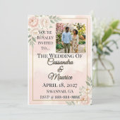 🌸 SPRING — “Ethereal Garden” Einladung (Stehend Vorderseite)