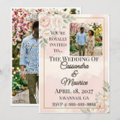 🌸 SPRING — “Ethereal Garden” Einladung (Vorne/Hinten)