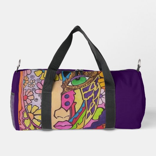 Spring Face  Duffle Bag (Rückseite)