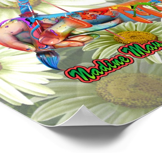 Spring Fairies Baby Girl Décor Poster (Ecke)