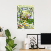 Spring Fairies Baby Girl Décor Poster (Heimbüro)