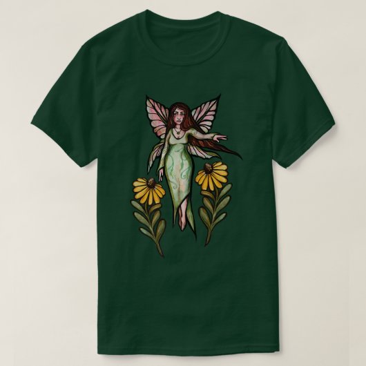 Spring Fairy Art Springtime DaisyT-Shirt T-Shirt (Design vorne)