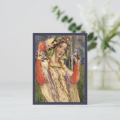 Spring Fairy Land Postkarte (Stehend Vorderseite)