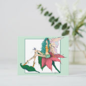 Spring Fairy Postcard Postkarte (Stehend Vorderseite)
