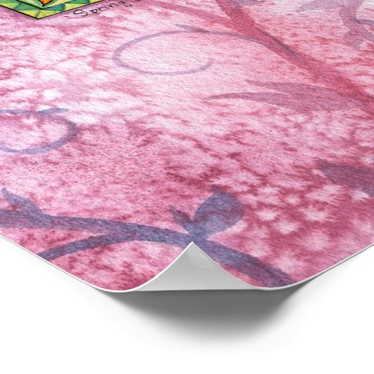 Spring Fairy Poster Print von Molly Harrison (Ecke)