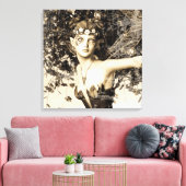 Spring Fairy Vintag Leinwanddruck (Insitu (Wohnzimmer))