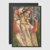 Spring Fairyland Magnetkarte (Vorne/Hinten)