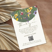 Spring Fall Boho Wildblume Bloom Whimsical Dankeskarte